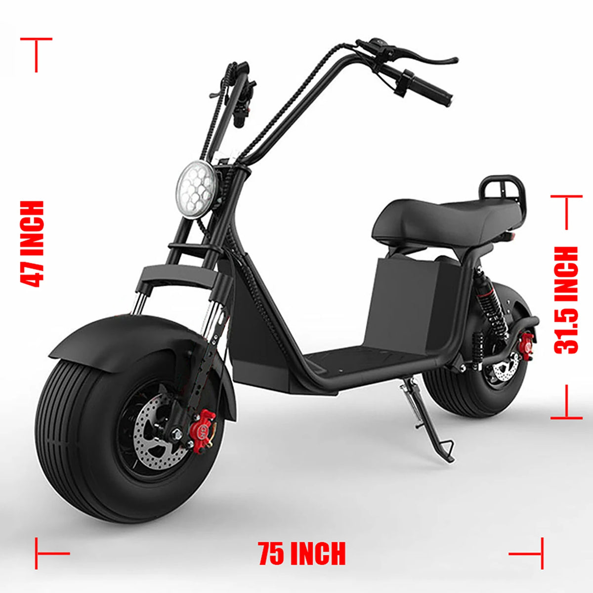 Citycoco 3000W Powerful Motor Electric Bicycle Max Speed 55KM/H 60V20AH Lager Tire Electric Scooter For Adults