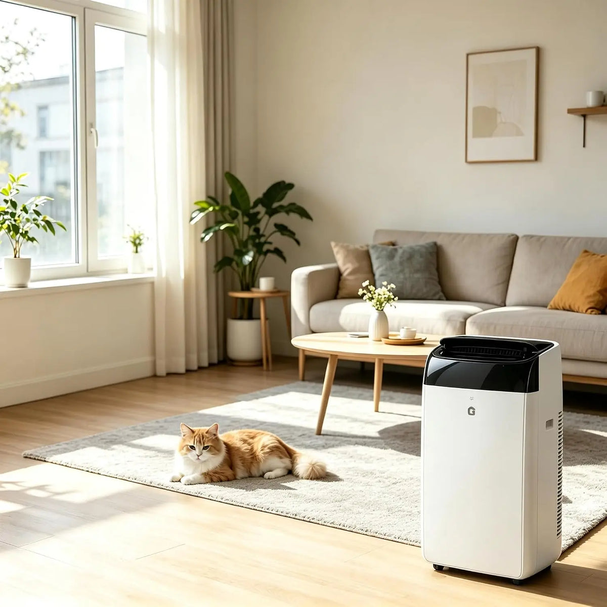 Tacleekii 12000 BTU Air Conditioner 3-in-1 AC Unit, Cools 550 Sq.Ft Portable AC with Cooling, Fan for Bedroom Home Office