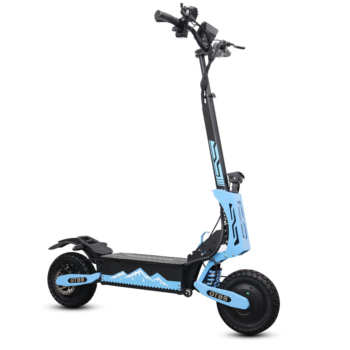 Arwibon 5600W Electric Scooter for Adults Dual Motor 46MPH Top Speed 60V27AH Battery 11-inch Off-Road Tires Sport Folding Design